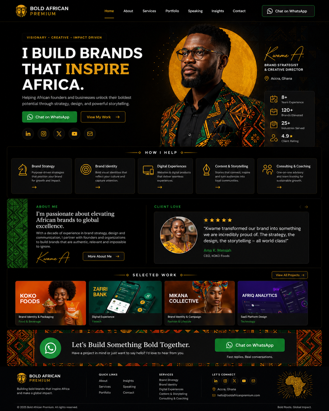 Homepage advert image