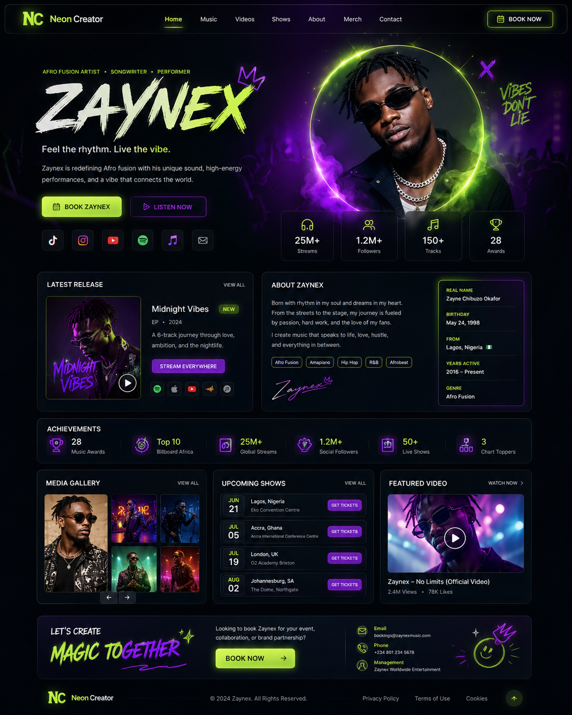 Homepage advert image